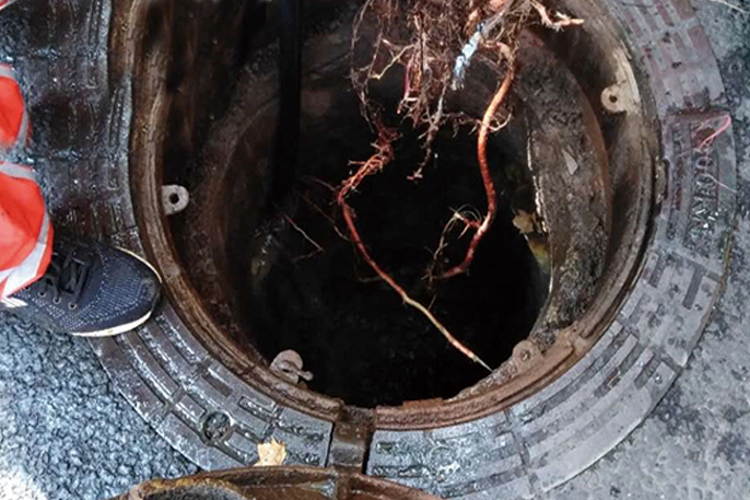 隆广镇管道预处理